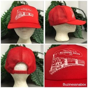 Vtg 1987 "READING DAYS" Trucker Hat